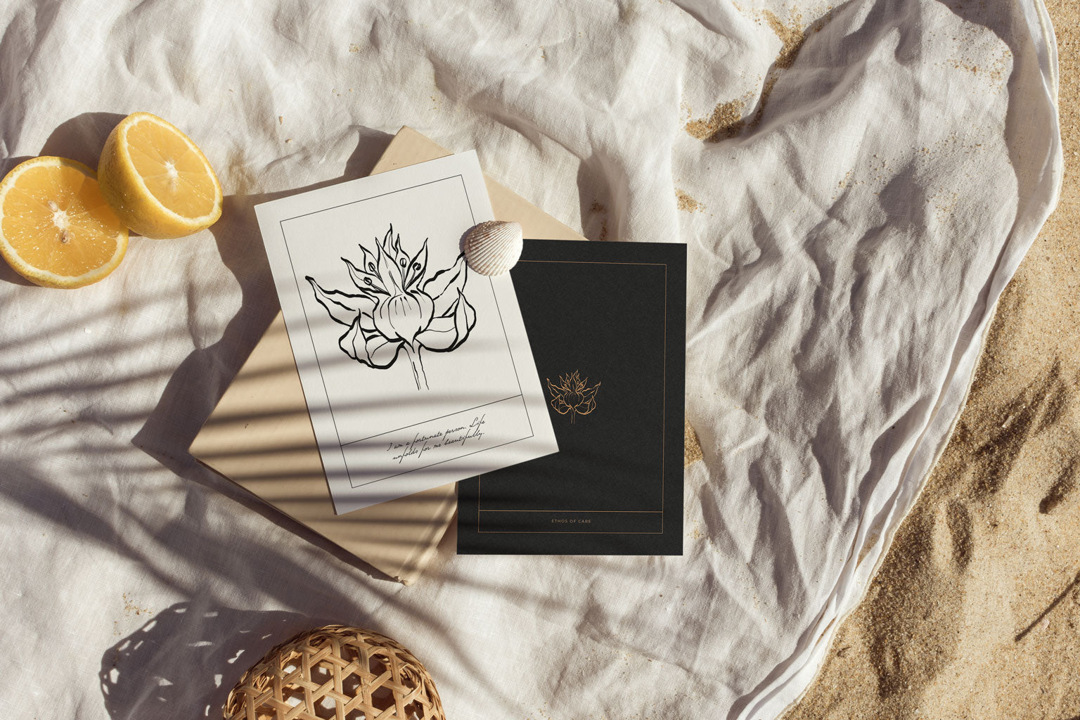 Flourish Meditation Coloring Cards: Florals