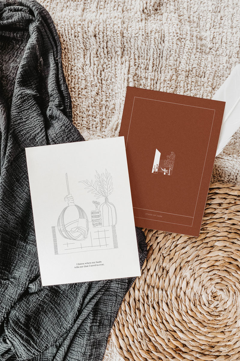 Flourish Meditation Coloring Cards: Rest